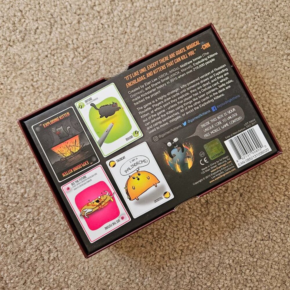 Exploding Kittens - NSFW Edition - Board Game - Complete - Picture 6 of 6